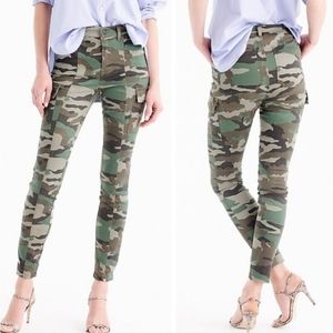 J.Crew Cargo Toothpick Pant in Camo Print